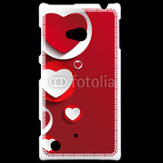 Coque Nokia Lumia 720 Cœur en porcelaine