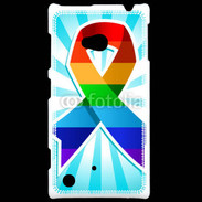 Coque Nokia Lumia 720 Rainbow Pride Ribbon