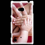Coque Nokia Lumia 720 Famille main dans la main