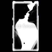 Coque Nokia Lumia 720 Couple d'amoureux en noir et blanc