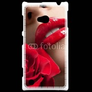 Coque Nokia Lumia 720 Bouche et rose glamour