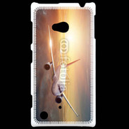 Coque Nokia Lumia 720 Avion de ligne au coucher de soleil