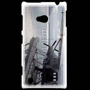 Coque Nokia Lumia 720 Hydravion noir et blanc