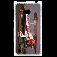 Coque Nokia Lumia 720 Biplan blanc et rouge