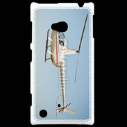Coque Nokia Lumia 720 Hélicoptère R44 blanc