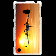 Coque Nokia Lumia 720 Avion de ligne et couché de soleil
