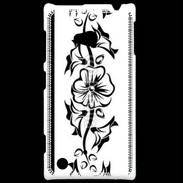 Coque Nokia Lumia 720 Tatouage de fleurs 5