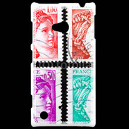 Coque Nokia Lumia 720 Timbres Français