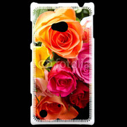 Coque Nokia Lumia 720 Bouquet de roses multicouleurs