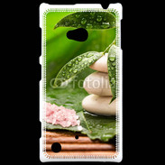 Coque Nokia Lumia 720 Galet et feuilles mouillées