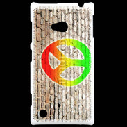 Coque Nokia Lumia 720 Peace and love graffiti