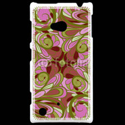Coque Nokia Lumia 720 Ensemble floral Vert et rose