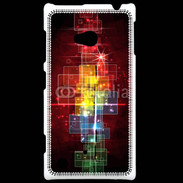 Coque Nokia Lumia 720 Fond abstrait coloré