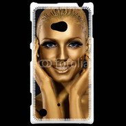 Coque Nokia Lumia 720 Femme couleur or