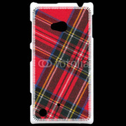 Coque Nokia Lumia 720 Mode tissus écossais rouge