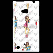 Coque Nokia Lumia 720 Illustration fashion girl 2
