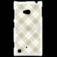 Coque Nokia Lumia 720 Effet écossais beige clair