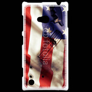 Coque Nokia Lumia 720 Drapeau USA avec arme