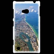 Coque Nokia Lumia 720 Vue aérienne de la cote de Miami