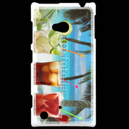 Coque Nokia Lumia 720 Cocktail sur la plage
