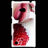 Coque Nokia Lumia 720 Fraise et bouche 2