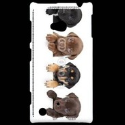 Coque Nokia Lumia 720 Alignement de petits chiens