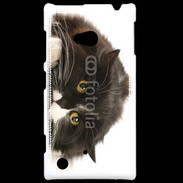 Coque Nokia Lumia 720 Chat noir et blanc
