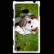 Coque Nokia Lumia 720 Chiot bulldog anglais 3