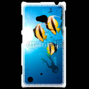 Coque Nokia Lumia 720 Poisson jaune et noir