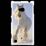 Coque Nokia Lumia 720 Cheval blanc dans la neige