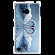 Coque Nokia Lumia 720 Couple de Cygnes