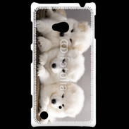 Coque Nokia Lumia 720 Chiot japonais blanc
