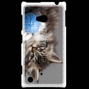 Coque Nokia Lumia 720 Chaton et pelote de laine