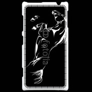 Coque Nokia Lumia 720 Illustration cheval noir