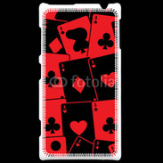 Coque Nokia Lumia 720 Cartes rouges et noires 5