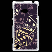 Coque Nokia Lumia 720 Illustration de dés noirs