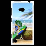 Coque Nokia Lumia 720 Plage Brésil et noix de coco