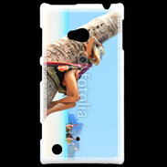 Coque Nokia Lumia 720 Sieste contre un palmier sur la plage