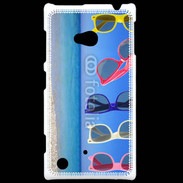 Coque Nokia Lumia 720 Lunettes sur la plage