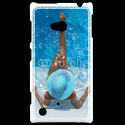 Coque Nokia Lumia 720 Femme à la piscine