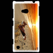 Coque Nokia Lumia 720 Couché de soleil agréable sur la plage