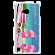 Coque Nokia Lumia 720 La vie en rose à la plage