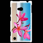 Coque Nokia Lumia 720 Fleurs à la plage