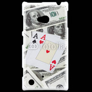 Coque Nokia Lumia 720 Paire d'as au poker 2