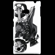 Coque Nokia Lumia 720 Tuning moto noire