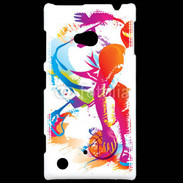 Coque Nokia Lumia 720 Basketteur coloré