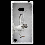 Coque Nokia Lumia 720 Escrime noir et blanc