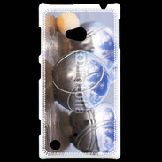 Coque Nokia Lumia 720 Boule de pétanque chromée