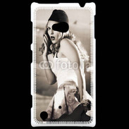 Coque Nokia Lumia 720 Femme avec fond avion