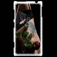 Coque Nokia Lumia 720 Lingerie et rose rouge